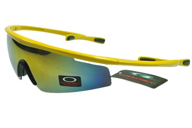 Oakley Asian Fit Lunettes De Soleil Lumi&egrave;re Jaune