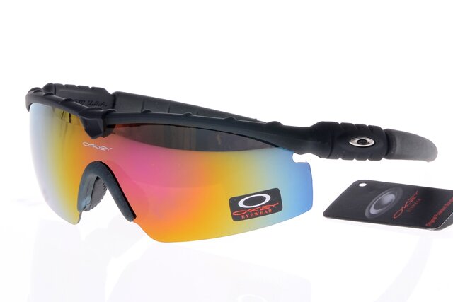 Oakley Flak Jacket Lunettes De Soleil Jaune/Bleu