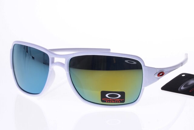 Oakley Flak Jacket Lunettes De Soleil Jaune/Bleu