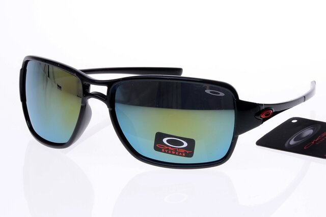 Oakley Flak Jacket Lunettes De Soleil Jaune/Bleu