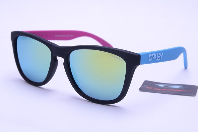 Oakley Frogskins Lunettes De Soleil Jaune/Bleu