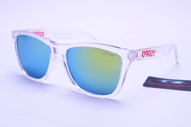 Oakley Frogskins Lunettes De Soleil Jaune/Bleu