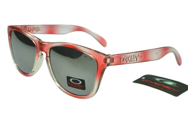 Oakley Limited Editions Lunettes De Soleil Lumi&egrave;re Rouge/Blanc