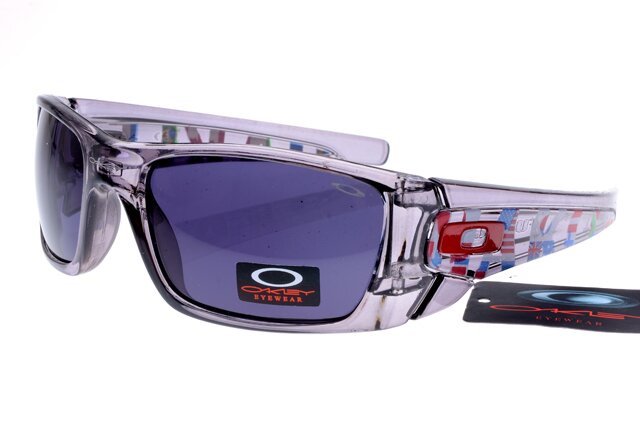 Oakley Pro M Frame Lunettes De Soleil Bleu/Argent