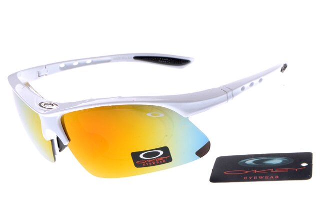 Oakley Pro M Frame Lunettes De Soleil Bleu/Jaune