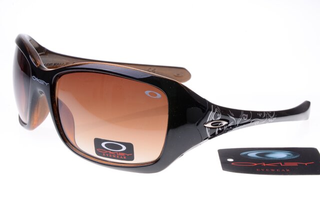 Oakley Ravishing Femme Lunettes De Soleil Noir Frame Brun Lens