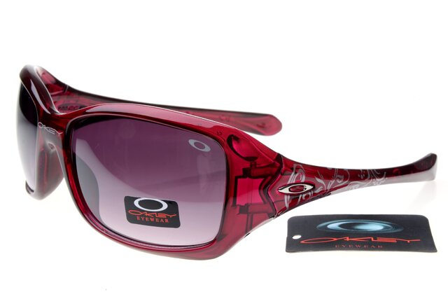 Oakley Ravishing Femme Lunettes De Soleil Sombre Rouge Frame Pou